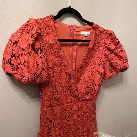 Burn Orange Crochet Easter Maxi - Picture 2 of 6